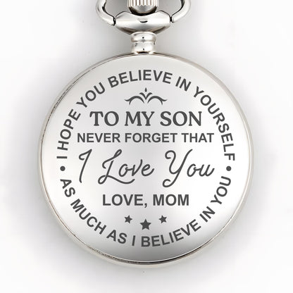 To My Son Never Forget That I Love You Stars Design