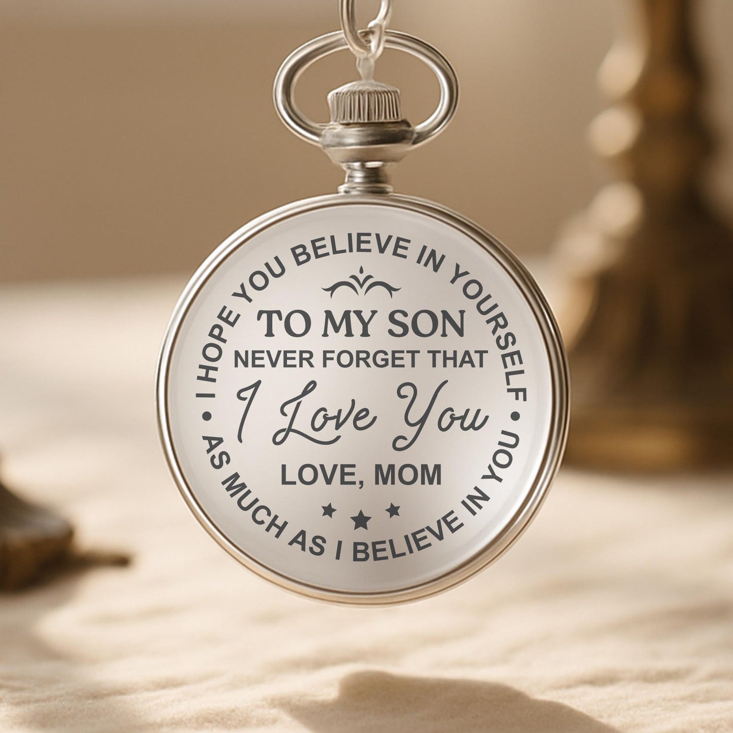 To My Son Never Forget That I Love You Stars Design