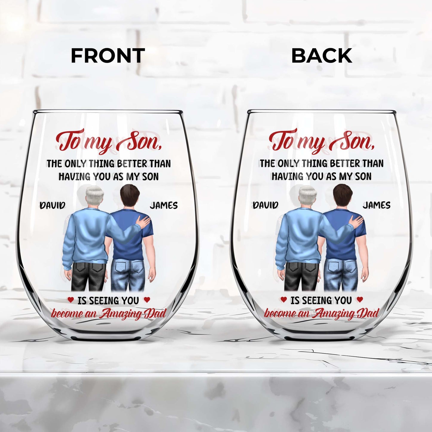 To My Son, Amazing Dad