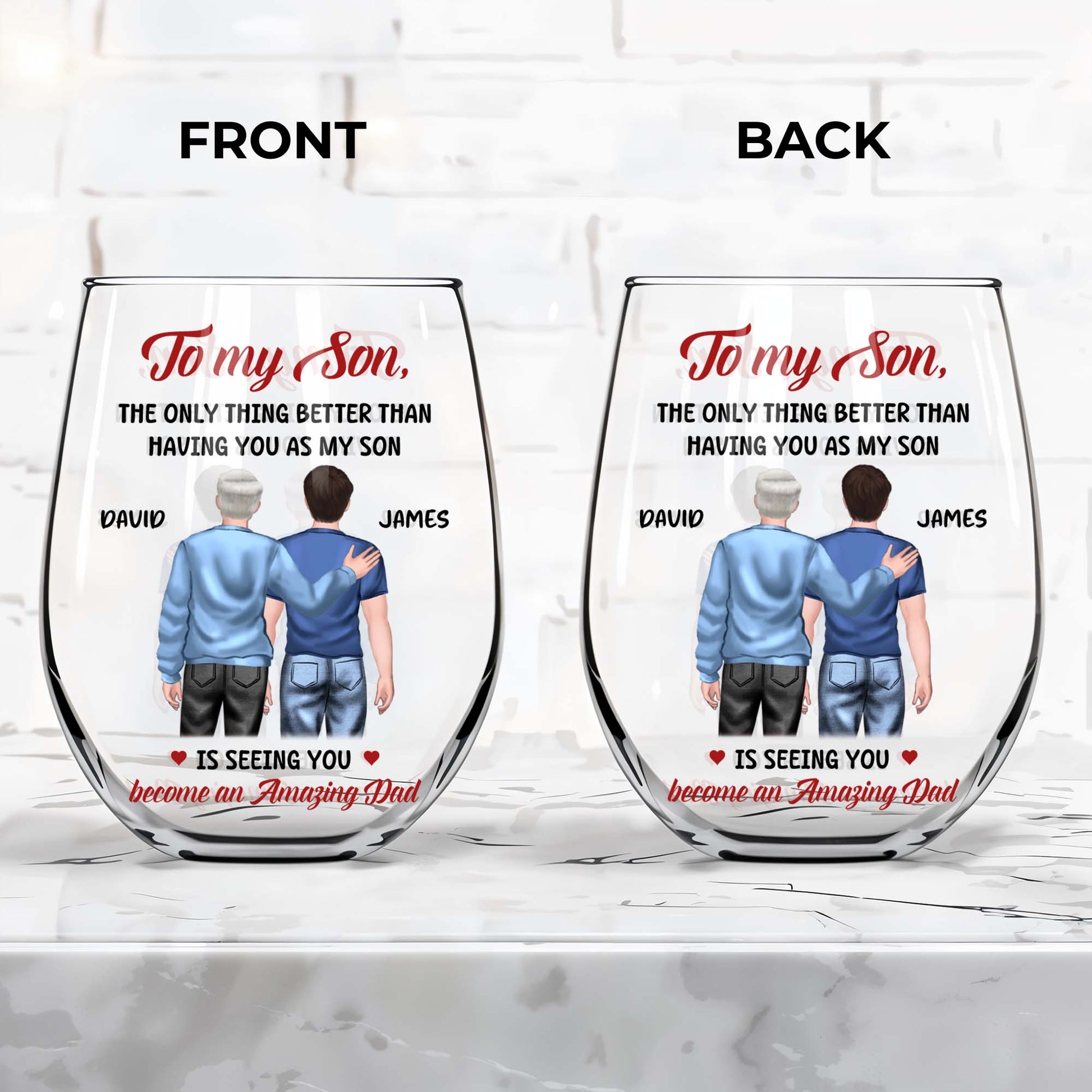 To My Son, Amazing Dad