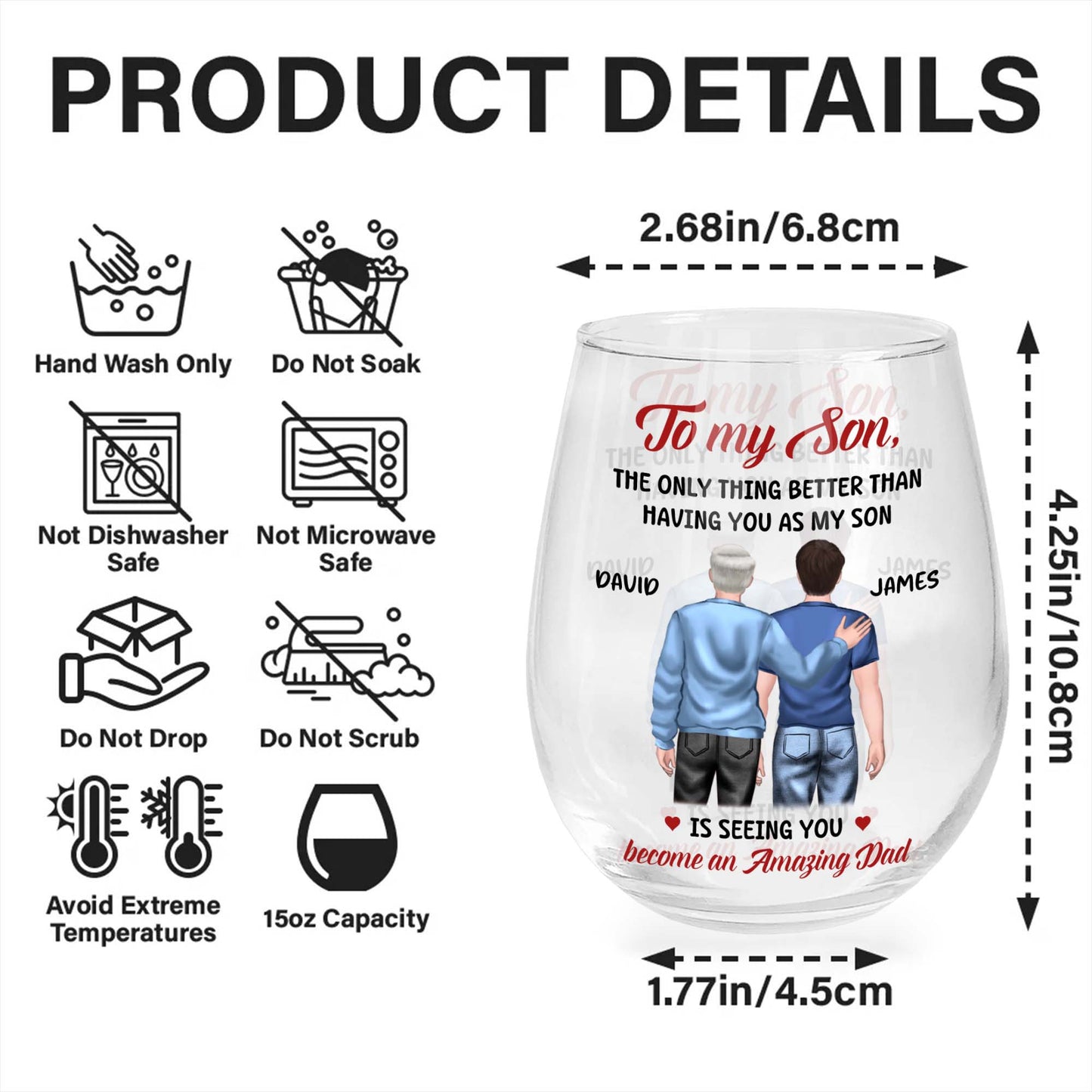 To My Son, Amazing Dad