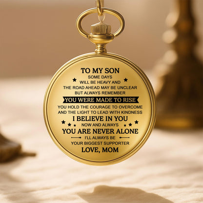 To My Son Some Days Will Be Heavy Stars And Banner