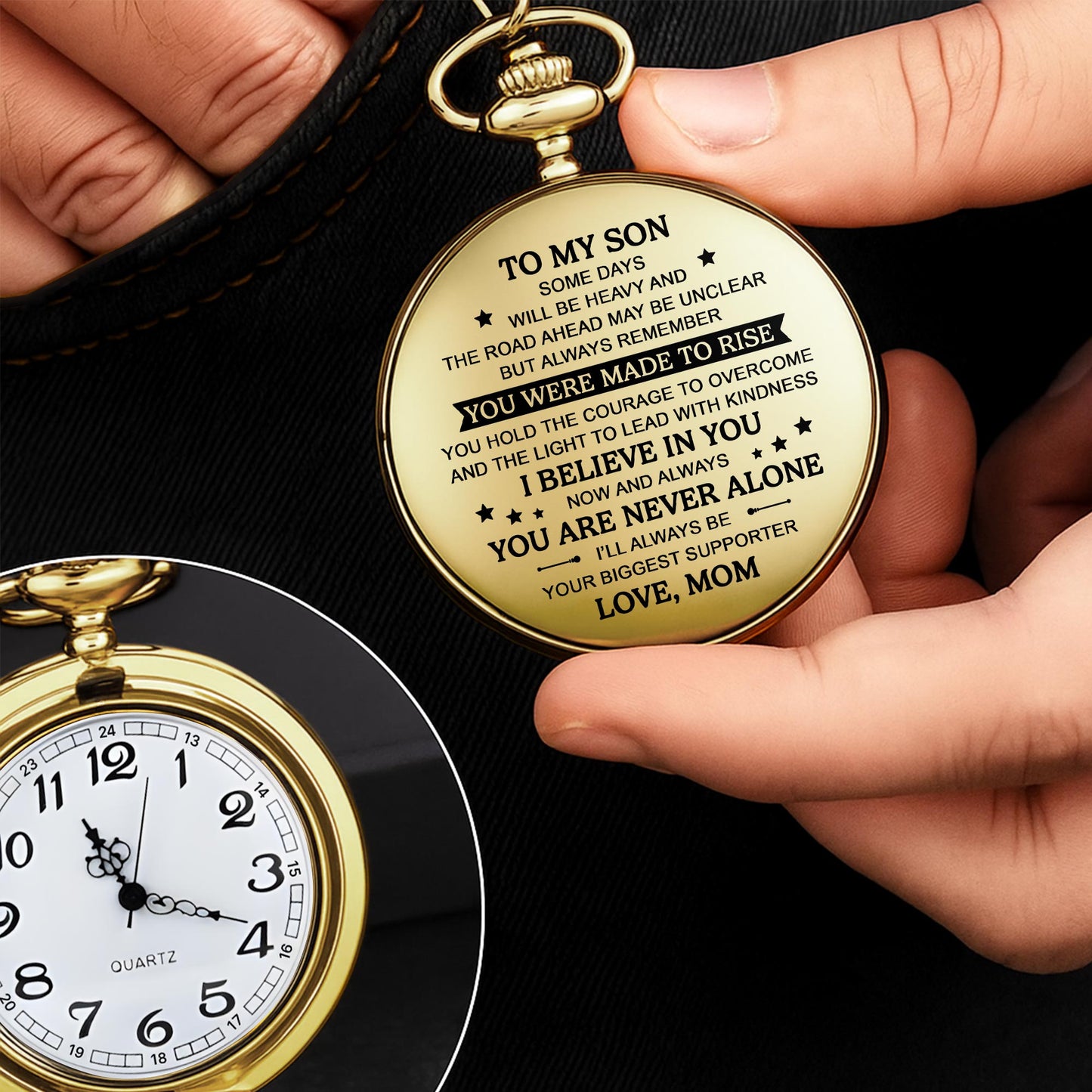 To My Son Some Days Will Be Heavy Stars And Banner