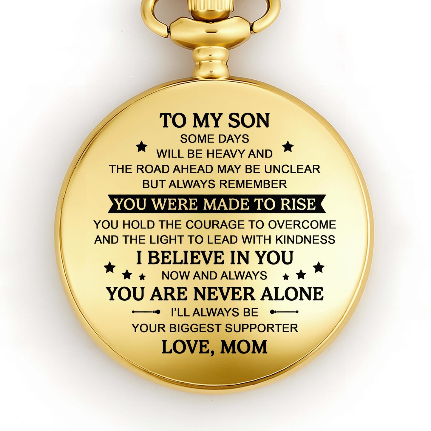 To My Son Some Days Will Be Heavy Stars And Banner