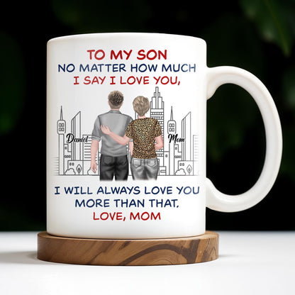 To My Son, No Matter How Much I Love You, Cityscape Design