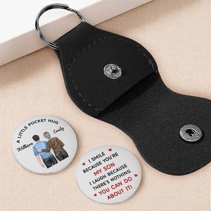 A Little Pocket Hug, I Smile Because You're My Son