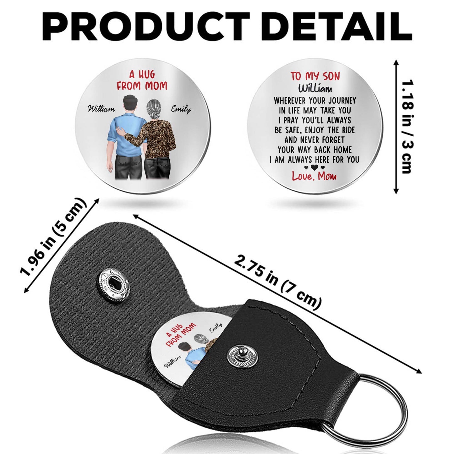 To My Son, Wherever Your Journey In Life, Back View Of Mother And Son