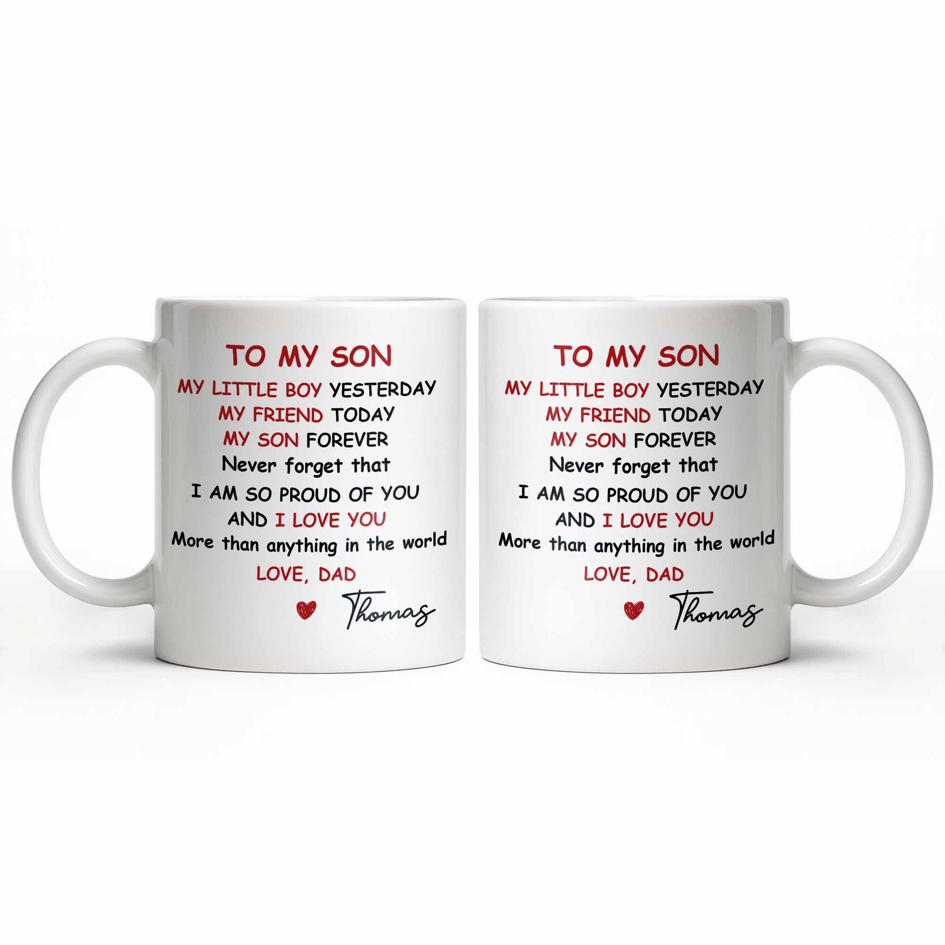 To My Son, Never Forget That I Am So Proud Of You