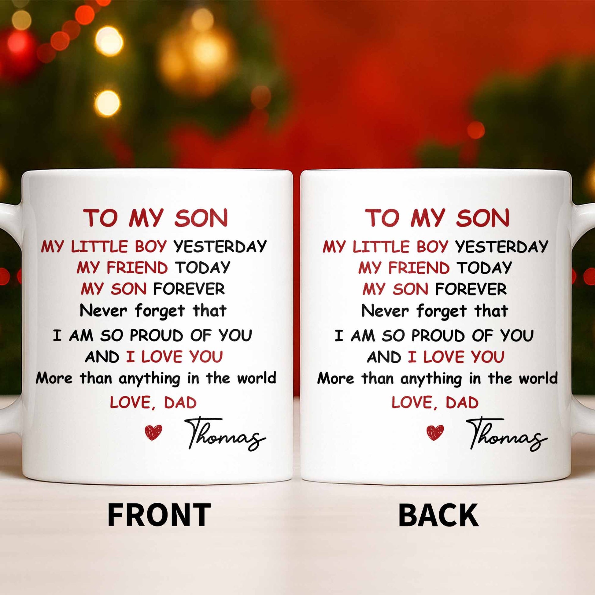 To My Son, Never Forget That I Am So Proud Of You