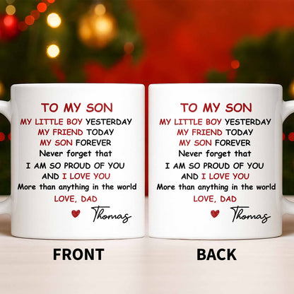 To My Son, Never Forget That I Am So Proud Of You