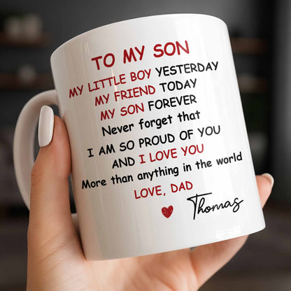 To My Son, Never Forget That I Am So Proud Of You