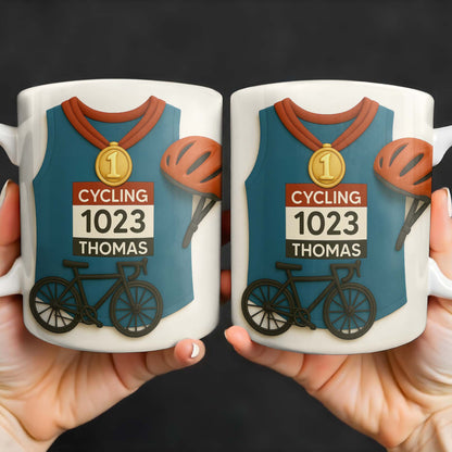 Celebrate Your Cycling Achievements With A Personalized Mug