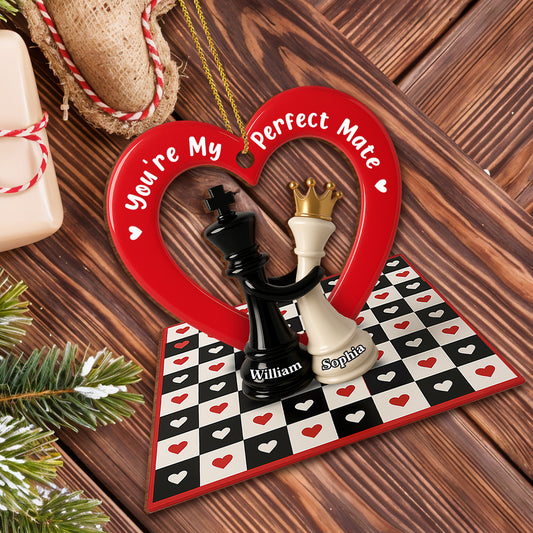 You're My Perfect Mate, Heart And Chess Pieces