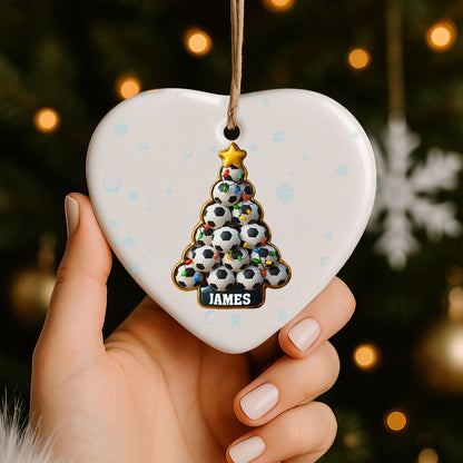 Celebrate The Season Soccer-Themed Christmas Tree