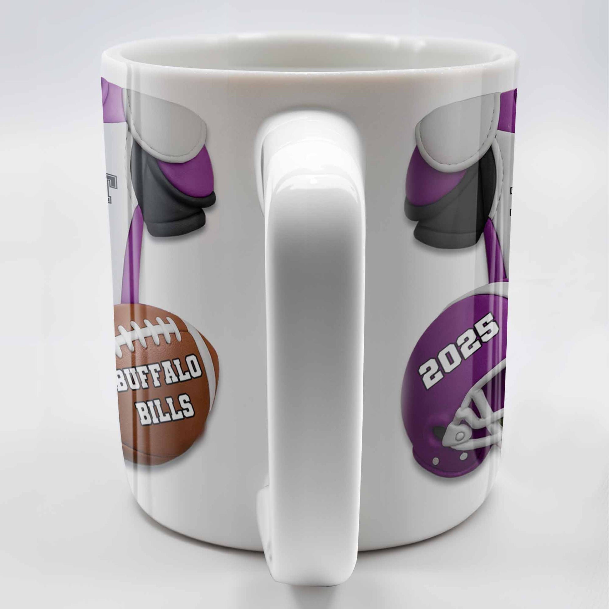 Personalized Football Team Pride Mug With Jersey and Helmet