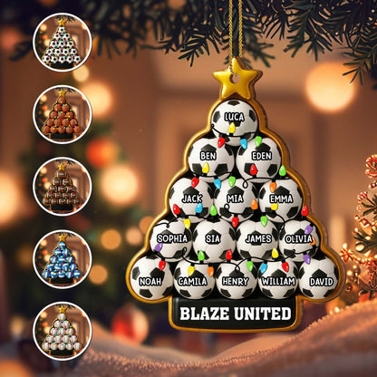 Blaze United Soccer Balls And Christmas Lights