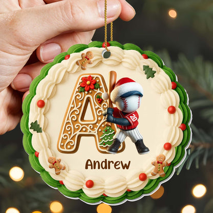 Joyful Celebration With Baseball Player And Gingerbread