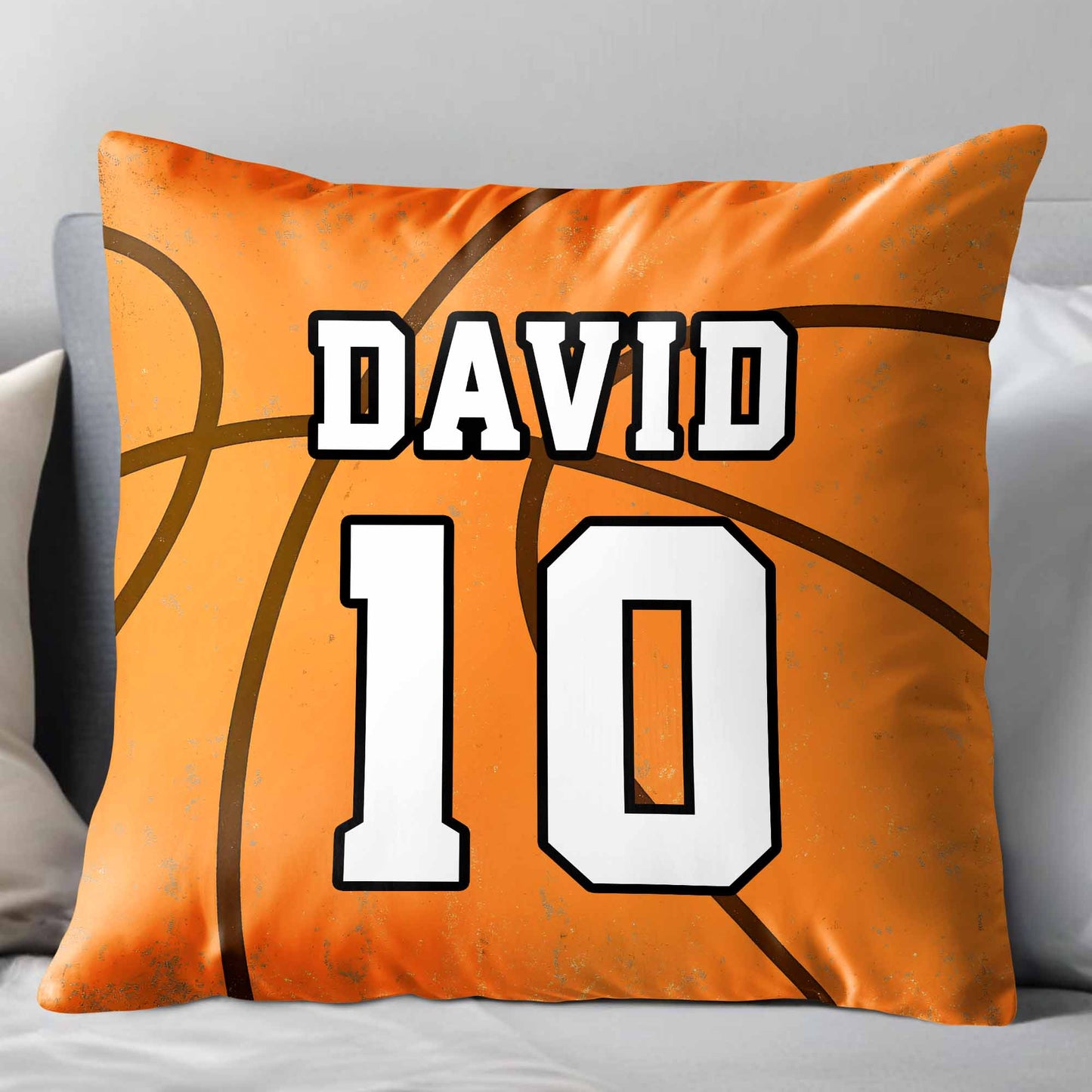 Customize Your Basketball Jersey Pillow With Any Name And Number