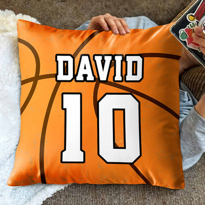Customize Your Basketball Jersey Pillow With Any Name And Number