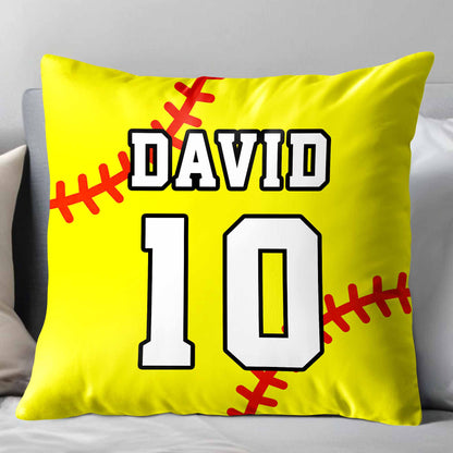 Customize Your Basketball Jersey Pillow With Any Name And Number