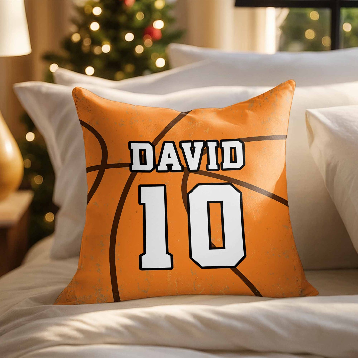 Customize Your Basketball Jersey Pillow With Any Name And Number
