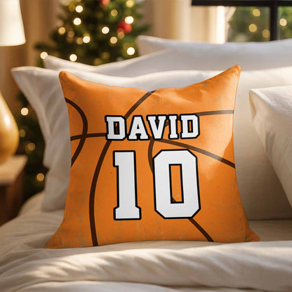 Customize Your Basketball Jersey Pillow With Any Name And Number