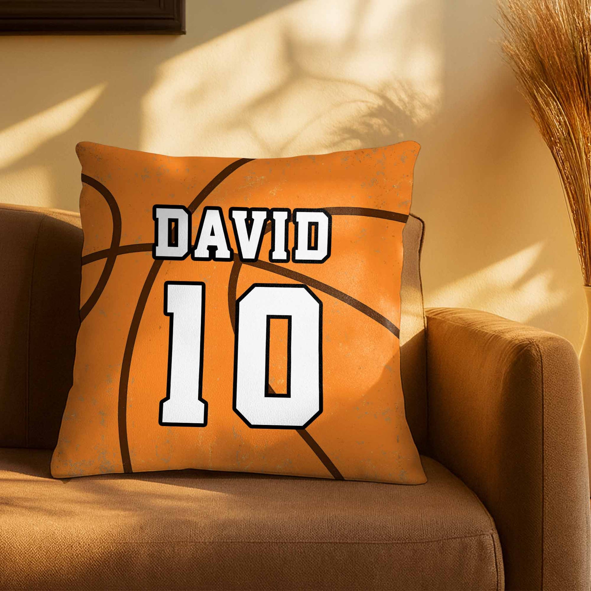 Customize Your Basketball Jersey Pillow With Any Name And Number