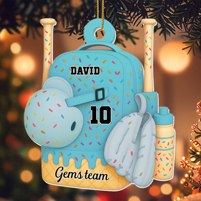 Customize With Your Team And Name, Backpack And Baseball Gear