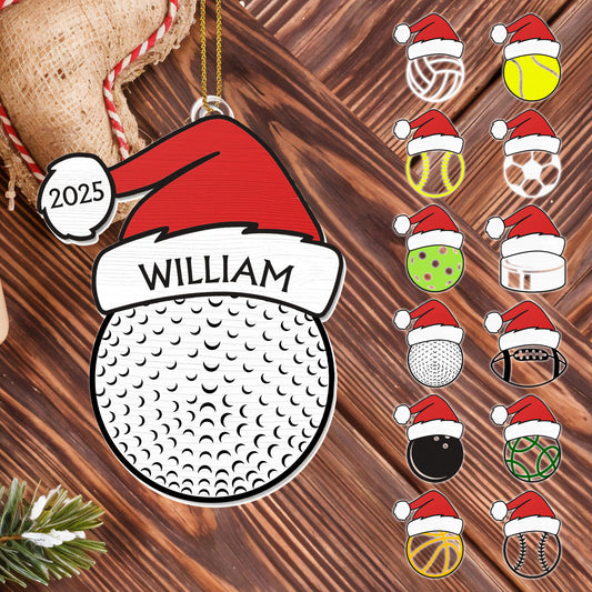 Celebrate The Holiday Season With A Custom Ornament - Personalized Custom Acrylic Ornament, Christmas Gift - SPORT055_ACO