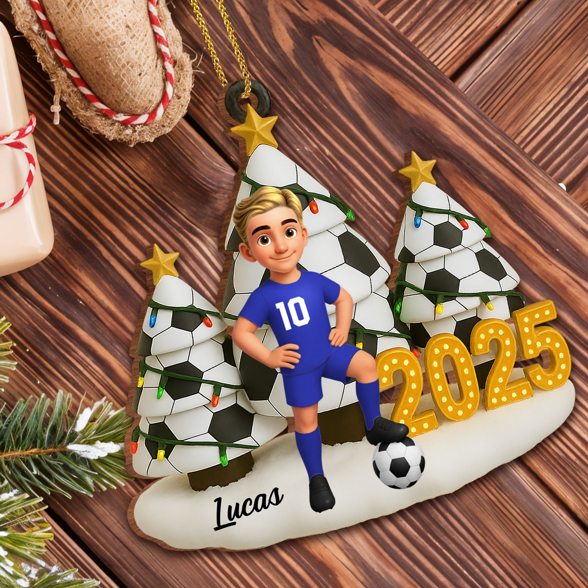 Celebrate The Holidays With Soccer and Christmas Tree