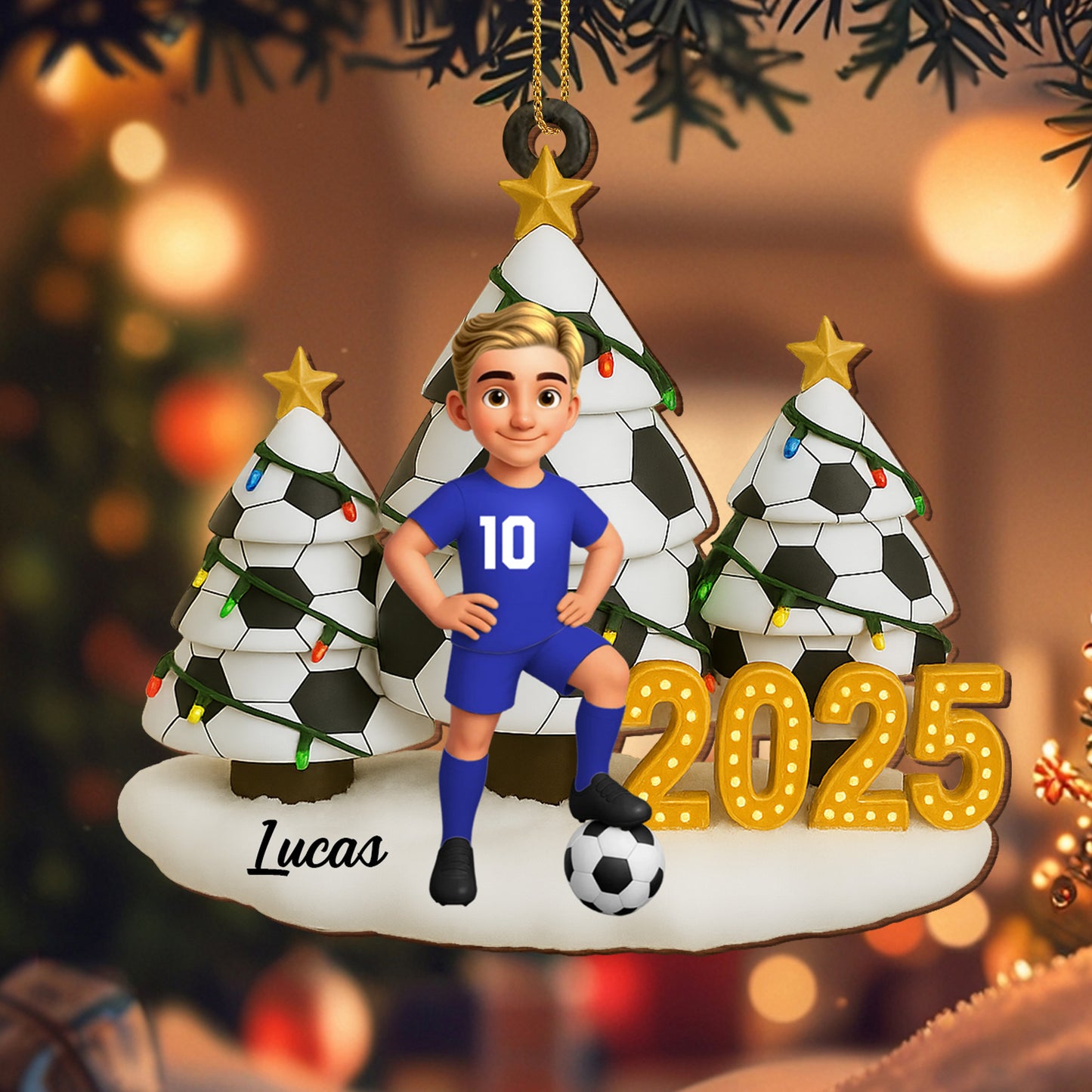 Celebrate The Holidays With Soccer and Christmas Tree