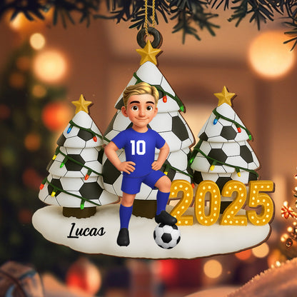 Celebrate The Holidays With Soccer and Christmas Tree