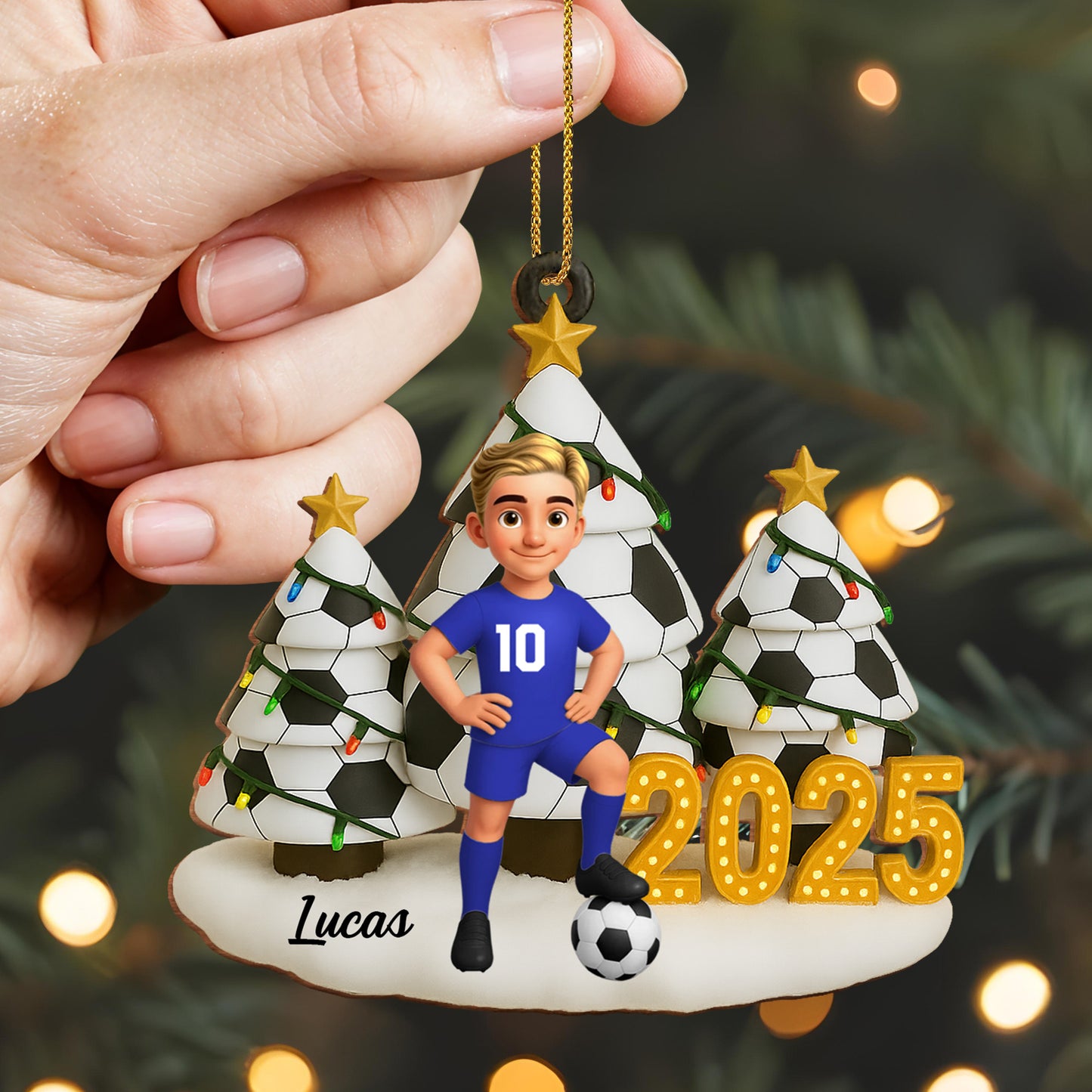 Celebrate The Holidays With Soccer and Christmas Tree