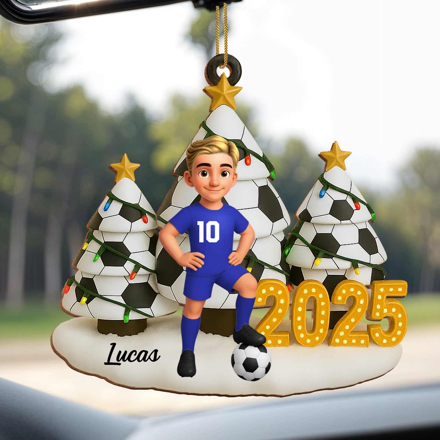 Celebrate The Holidays With Soccer and Christmas Tree