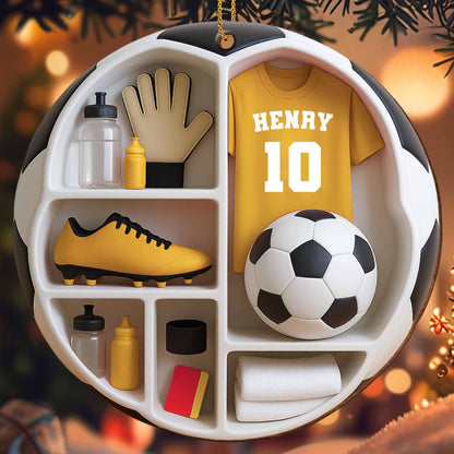 Customize Your Soccer-Themed Ornament With Soccer Essentials