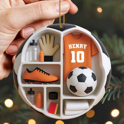 Customize Your Soccer-Themed Ornament With Soccer Essentials