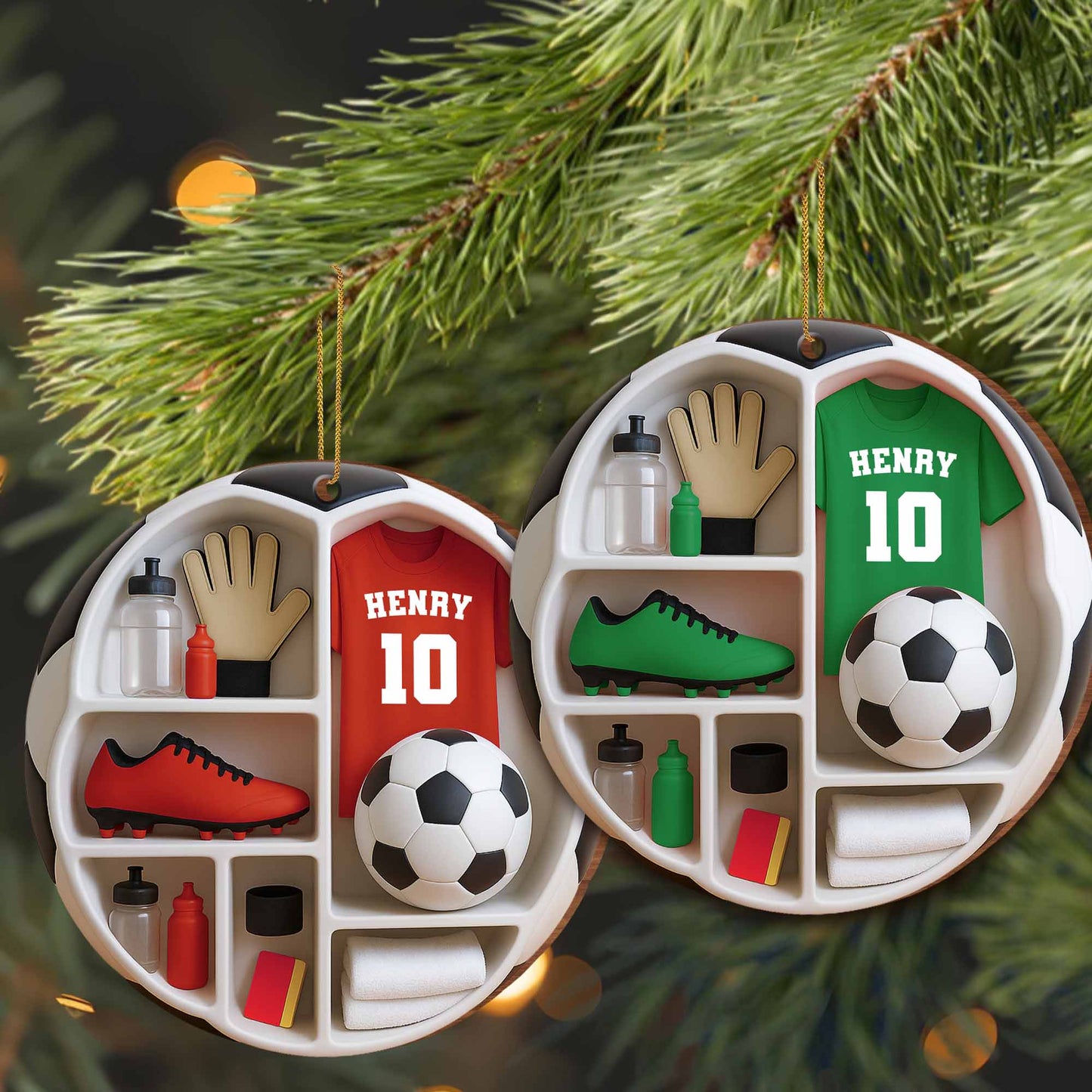 Customize Your Soccer-Themed Ornament With Soccer Essentials