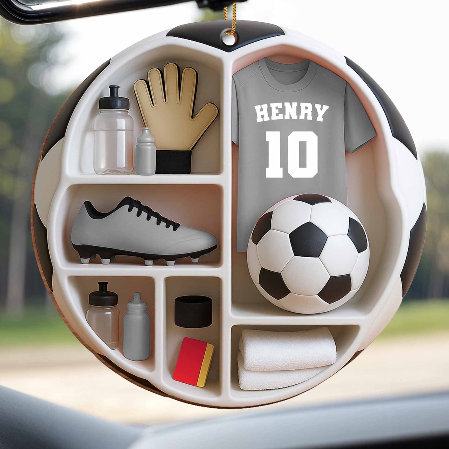 Customize Your Soccer-Themed Ornament With Soccer Essentials
