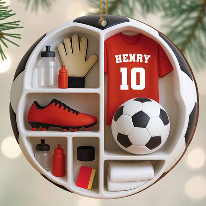 Customize Your Soccer-Themed Ornament With Soccer Essentials