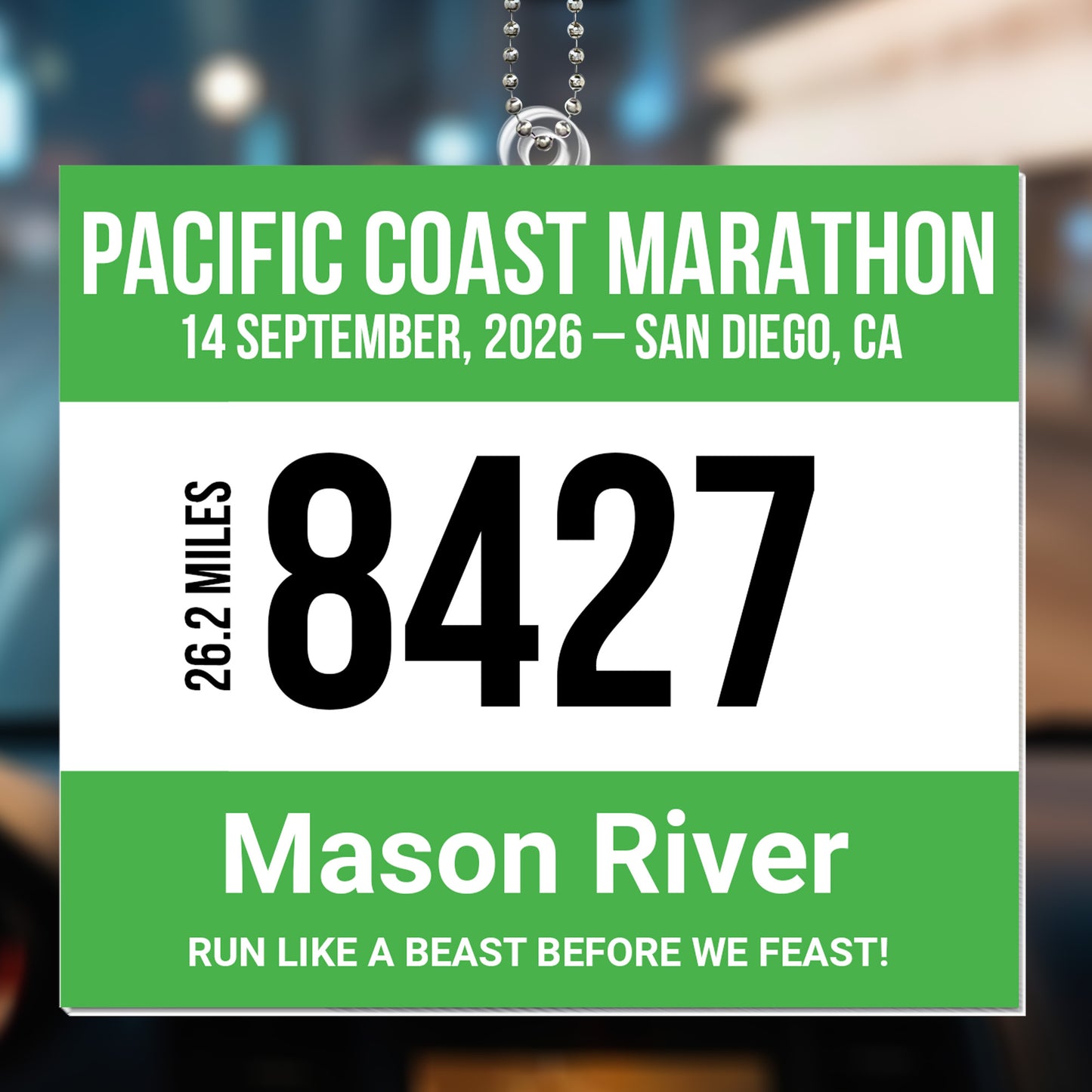 Pacific Coast Marathon, Run Like A Beast Before We Feast