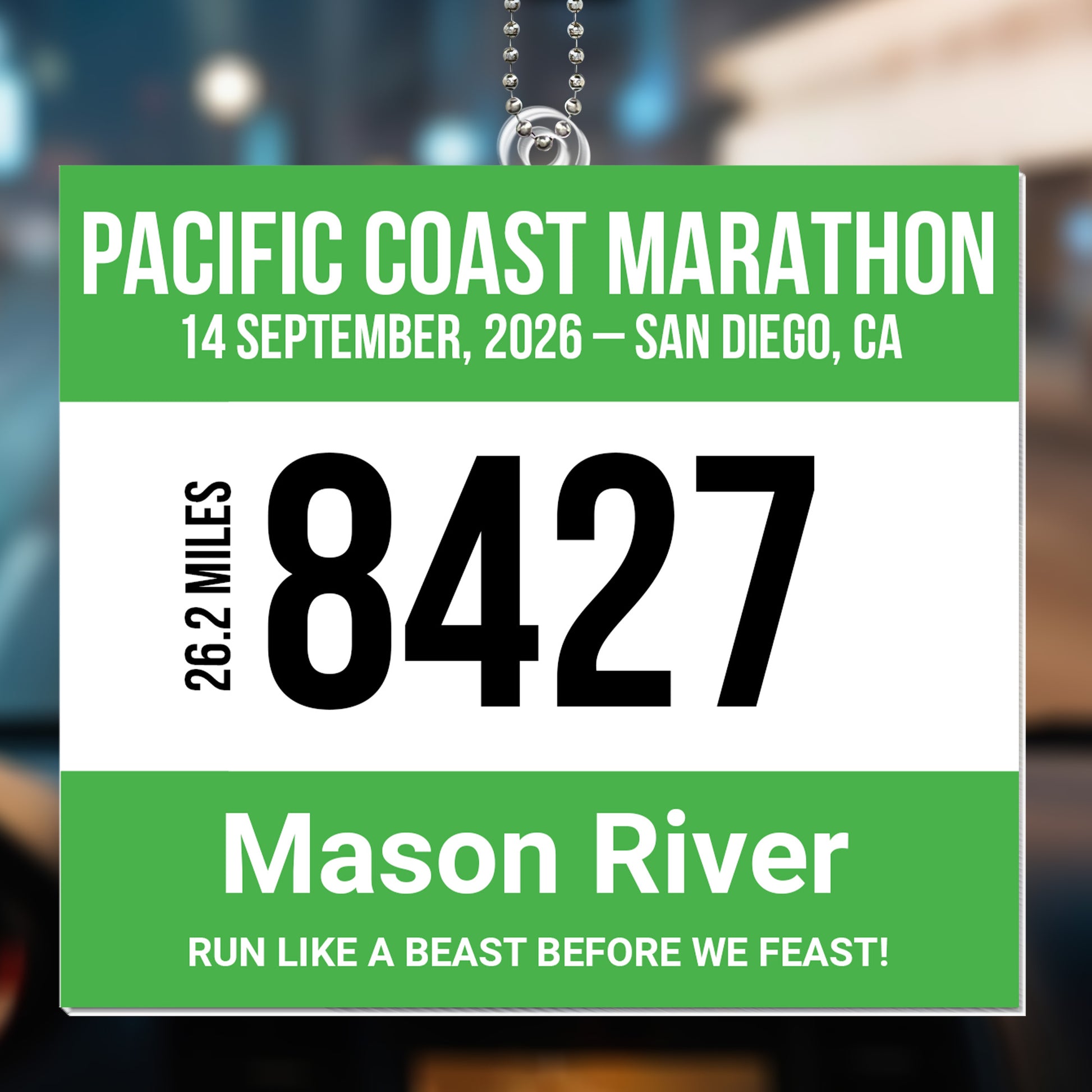 Pacific Coast Marathon, Run Like A Beast Before We Feast