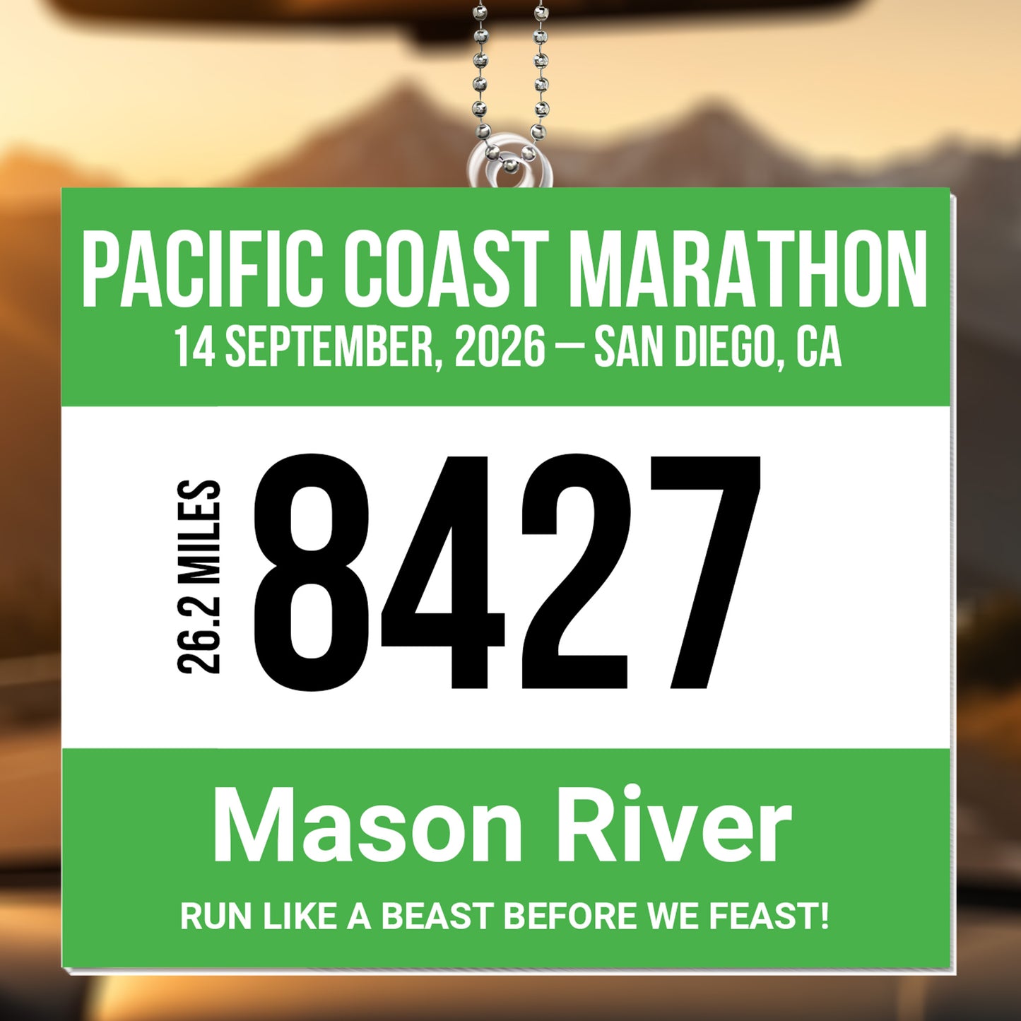 Pacific Coast Marathon, Run Like A Beast Before We Feast