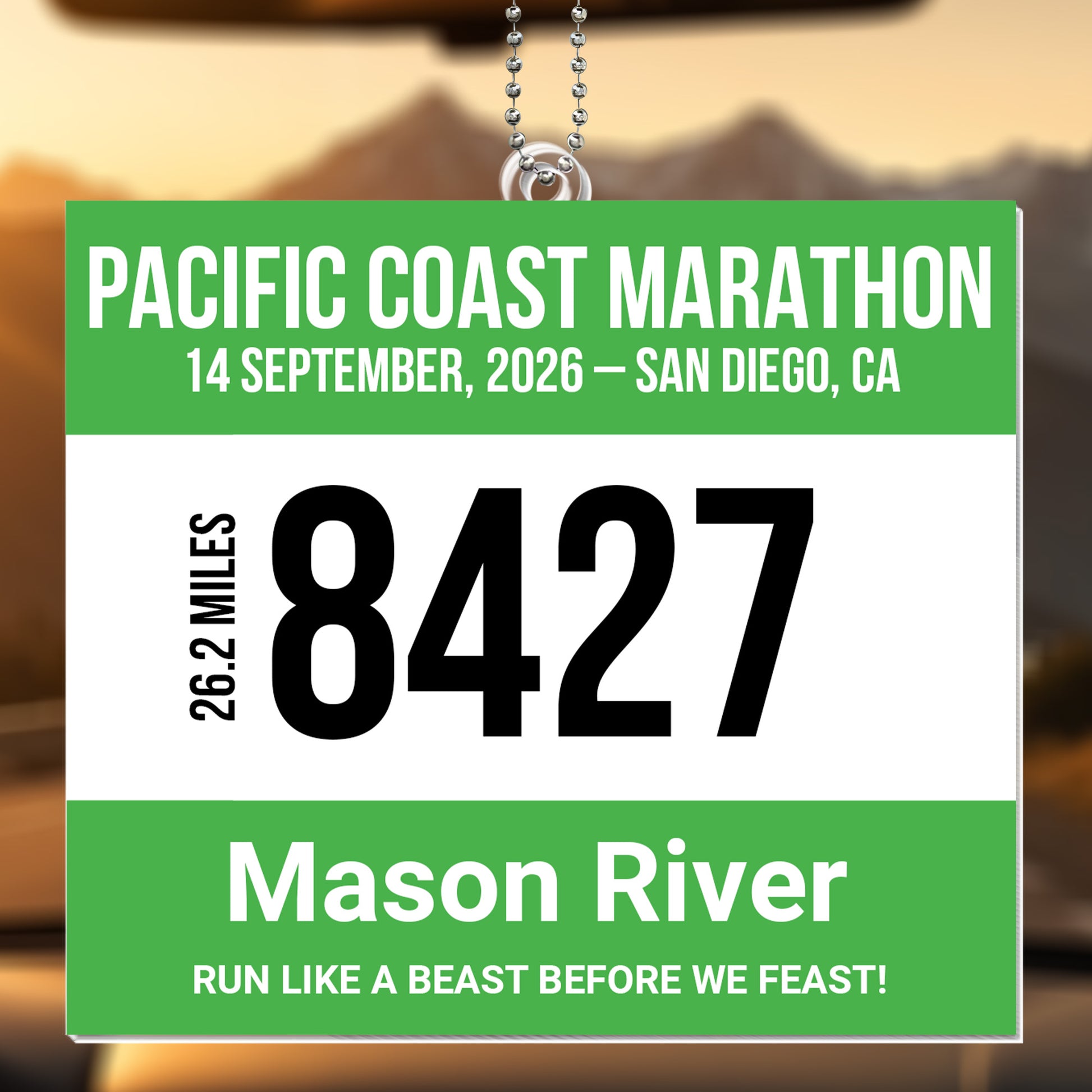 Pacific Coast Marathon, Run Like A Beast Before We Feast