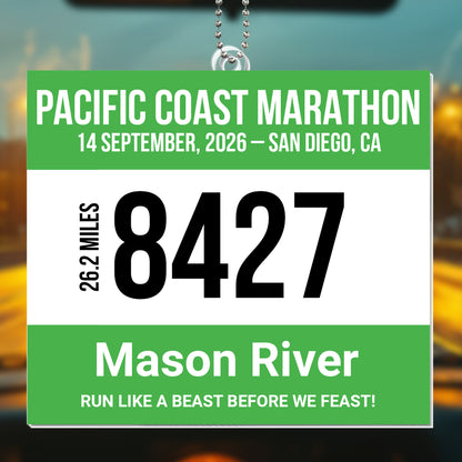 Pacific Coast Marathon, Run Like A Beast Before We Feast