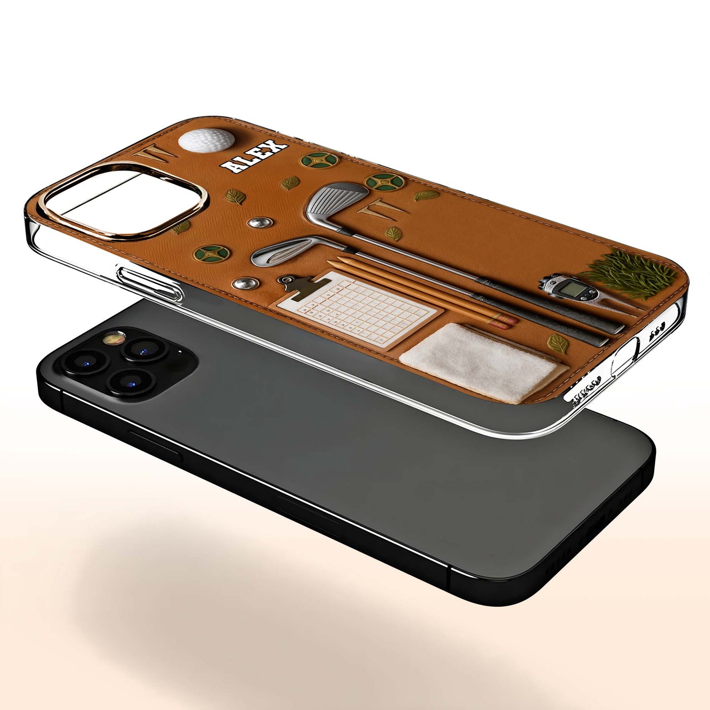 Love For Golf, Personalized Phone Case Design