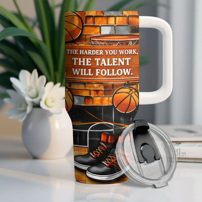 The Harder You Work Talent Will Follow Basketball Hoop Sneakers