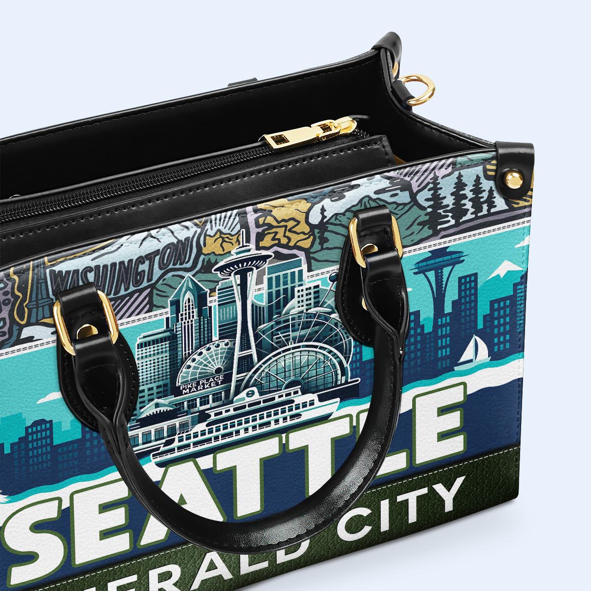 Seattle - Bolso de cuero - ST01