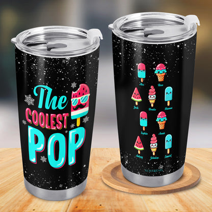 The Coolest Pop - Gobelet personnalisé en acier inoxydable 20 oz 30 oz - TB_FM05