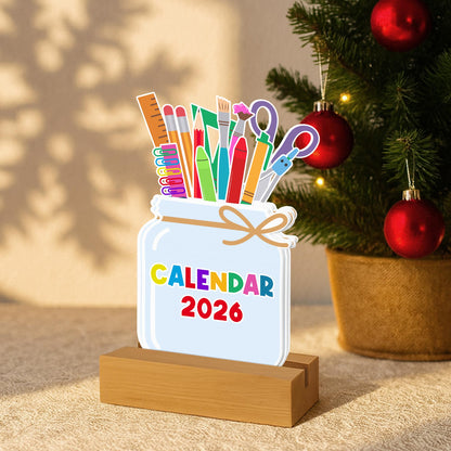 Brighten Your Year With Creativity, Art Supplies Theme