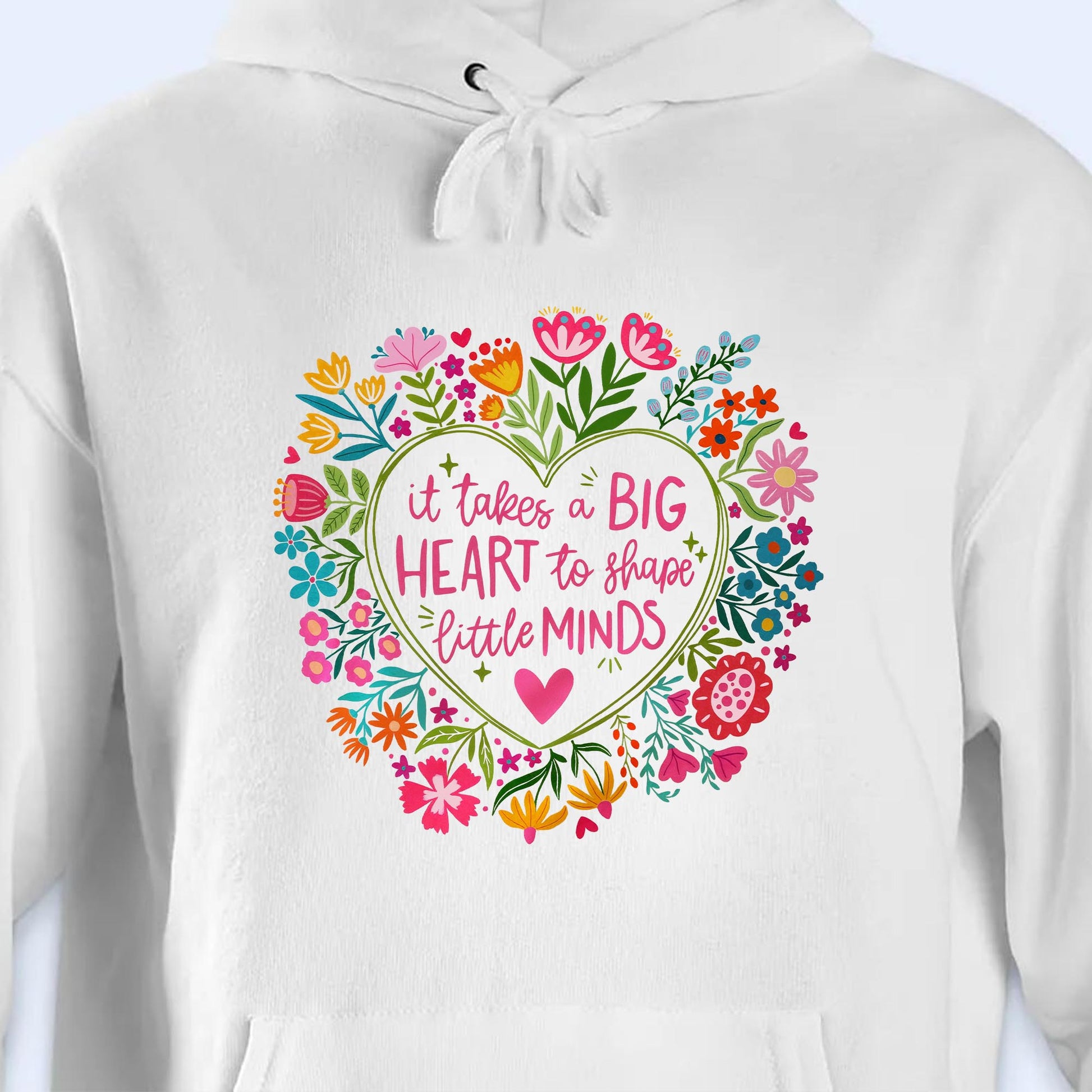 Big Heart To Shape Little Minds With Flowers